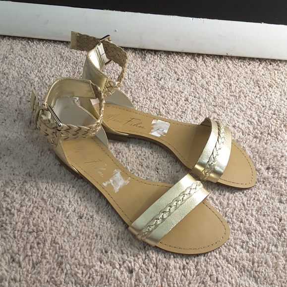 marc fisher gold sandals